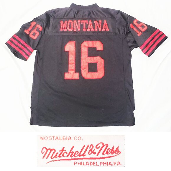 Mitchell Ness Joe Montana San Francisco 49ers Original 1989 Throwback Jersey Jerseys